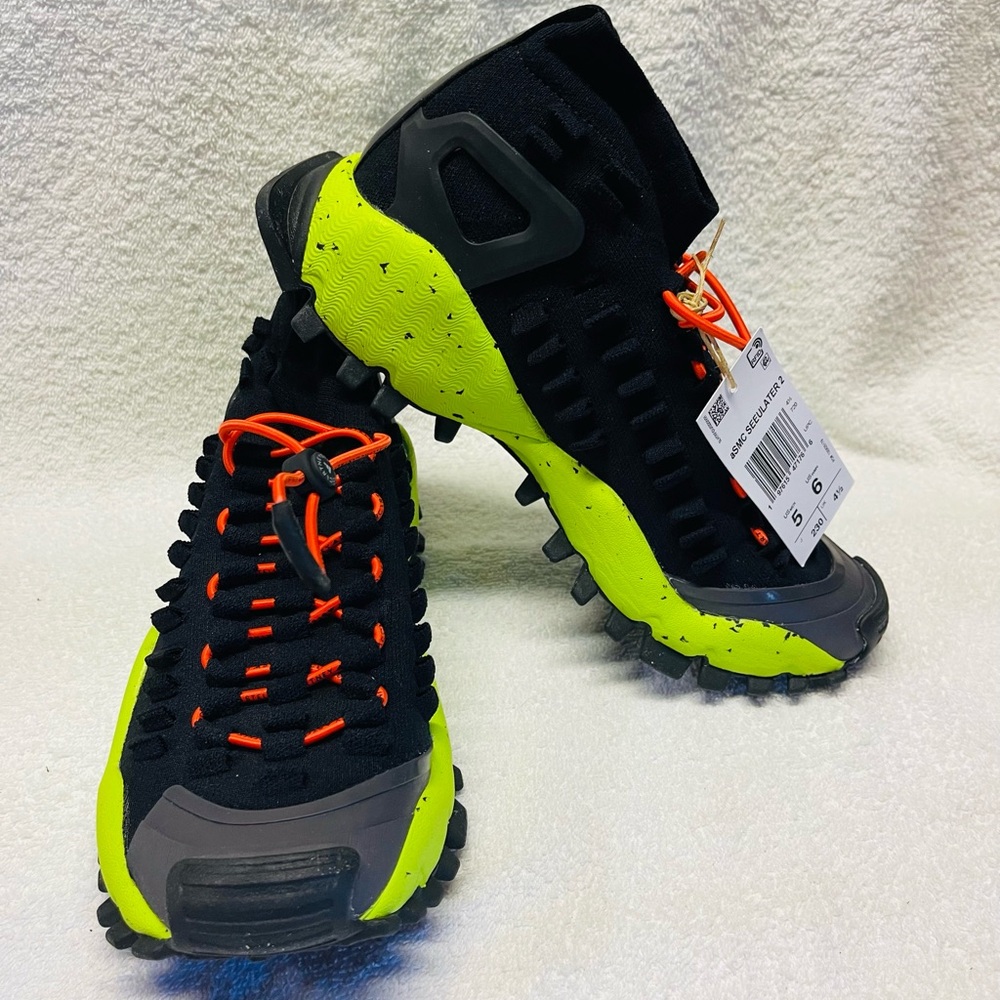 NWT Adidas By Stella McCartney Seeulater 2 Black Green Trail Shoes Size M5 / W6